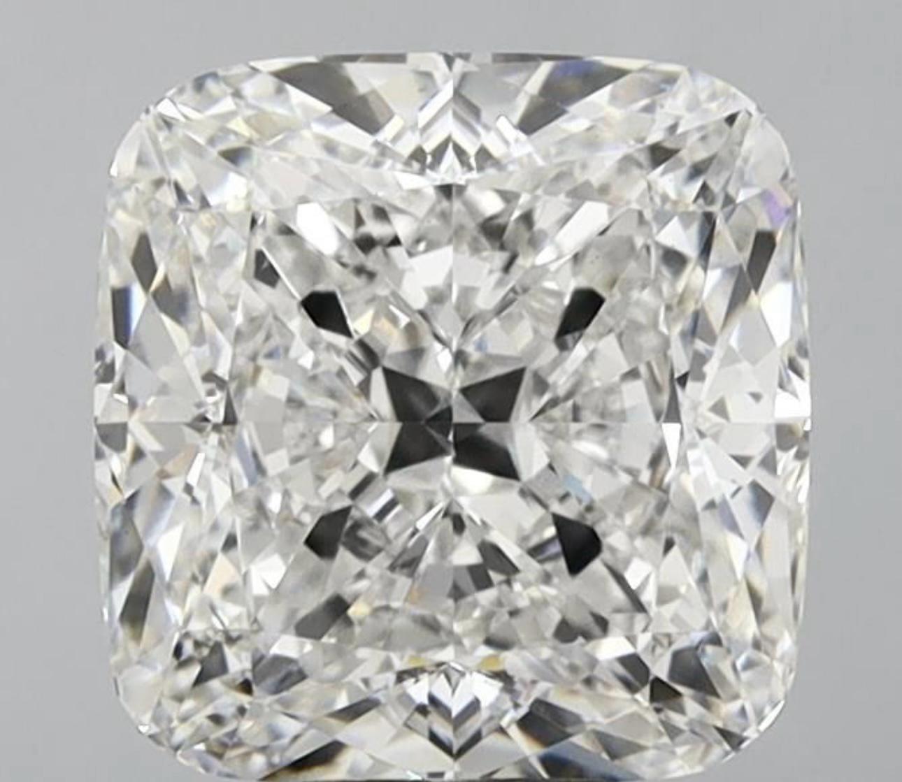 Cushion Brilliant Cut Diamond F Colour VS1 Clarity 8.05 Carat EX EX - IGI