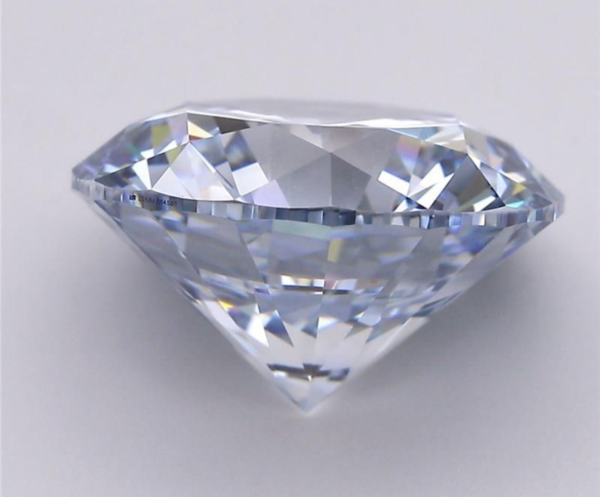 ** ON SALE ** Round Brilliant Cut Diamond 5.09 Carat Fancy Blue Colour SI1 Clarity - IGI Certificate - Bild 4 aus 7