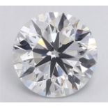 Round Brilliant Cut Diamond F Colour VS1 Clarity 08.03 Carat ID EX EX - IGI