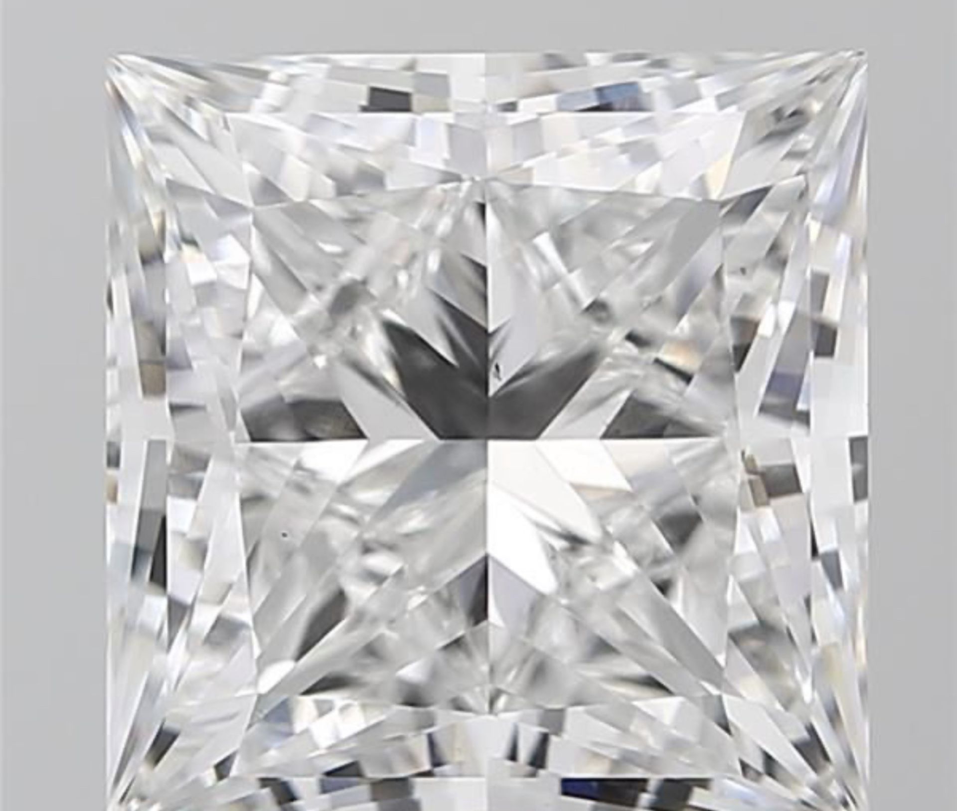 Princess Cut Diamond F Colour VS1 Clarity 7.02 Carat EX EX IGI