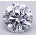 ** ON SALE ** Round Brilliant Cut Diamond 5.09 Carat Fancy Blue Colour SI1 Clarity - IGI Certificate