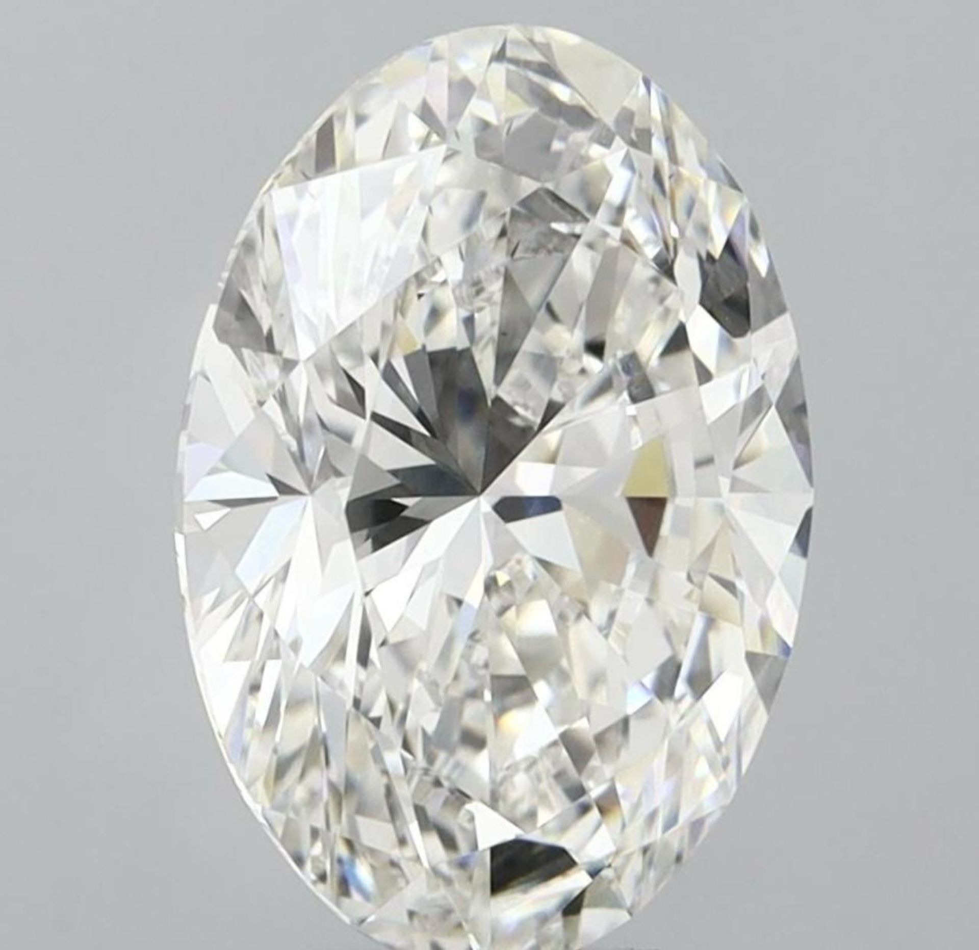 Oval Cut Diamond F Colour VS2 Clarity 8.03 Carat EX EX - IGI - Bild 2 aus 8