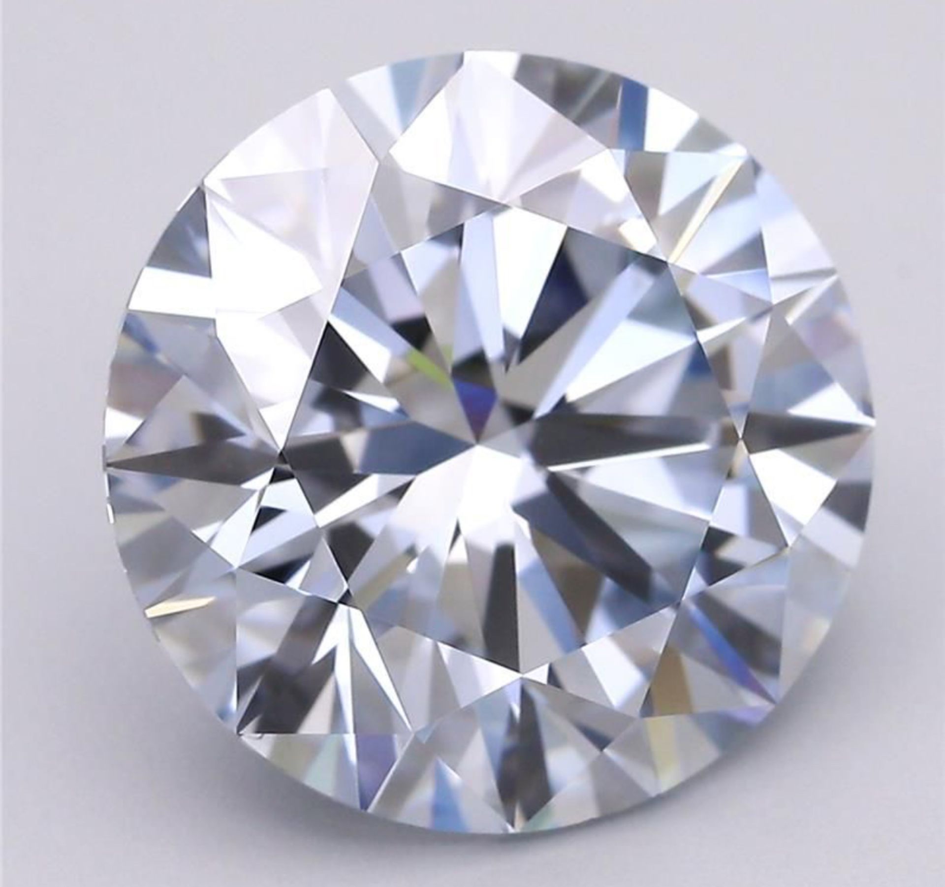 ** ON SALE ** Round Brilliant Cut Diamond 5.09 Carat Fancy Blue Colour SI1 Clarity - IGI Certificate - Bild 2 aus 7