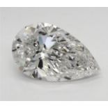 ** ON SALE ** Pear Cut 6.30 Carat Diamond E Colour VS1 Clarity EX EX - IGI