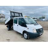 ** ON SALE ** Ford Transit 350 2.2 TDCI 125 1 Way Tipper CrewCab L3H1 2014 '63 Reg' -Tow Bar