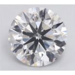 ** ON SALE ** Round Brilliant Cut Diamond 1.00 Carat D Colour VVS1 Clarity - IGI Certificate