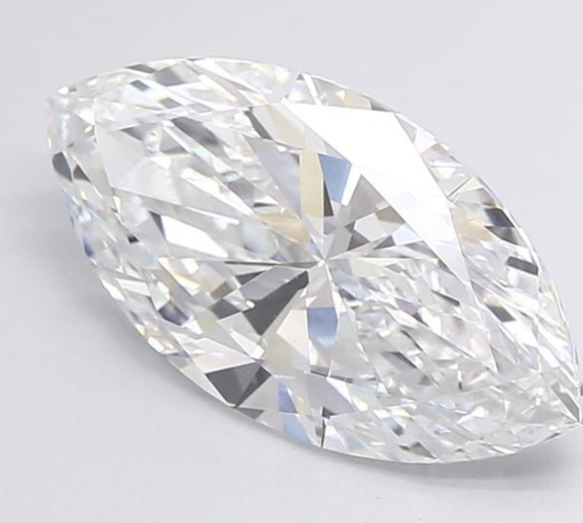 Marquise cut 6.01 Carat Diamond E Colour VS1 Clarity EX EX - IGI