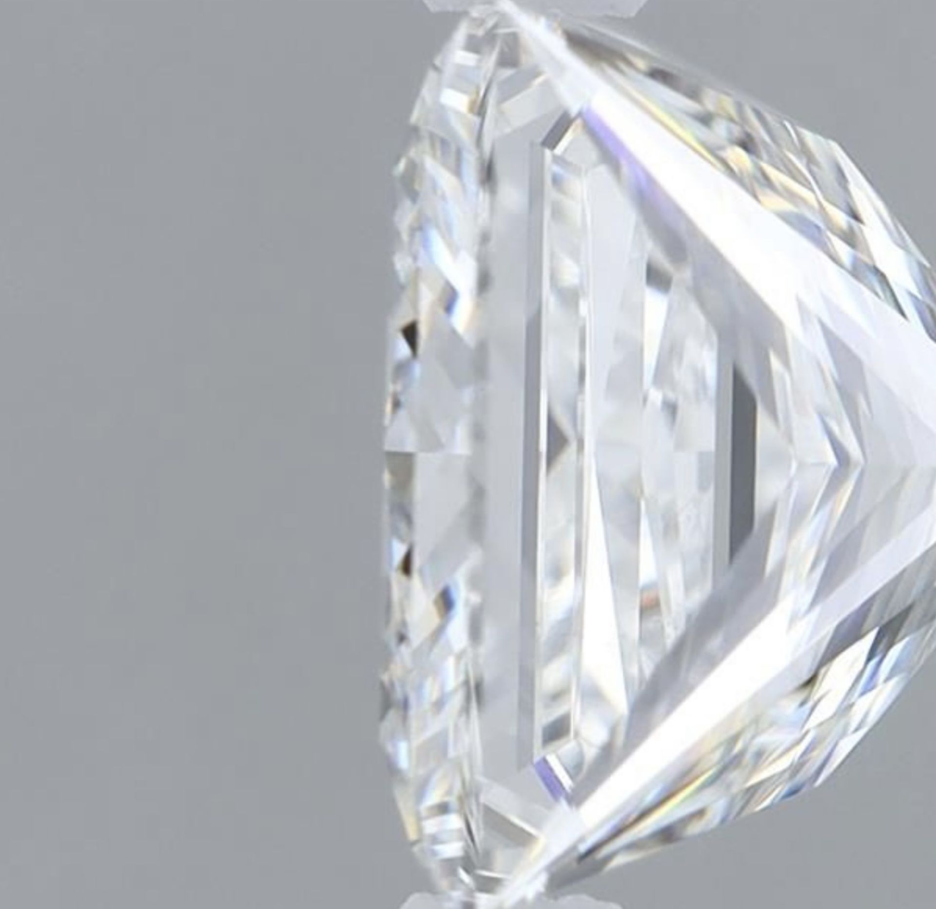 Princess Cut Diamond F Colour VVS2 Clarity 2.65 Carat EX EX - LG573385933 - IGI - Bild 3 aus 7