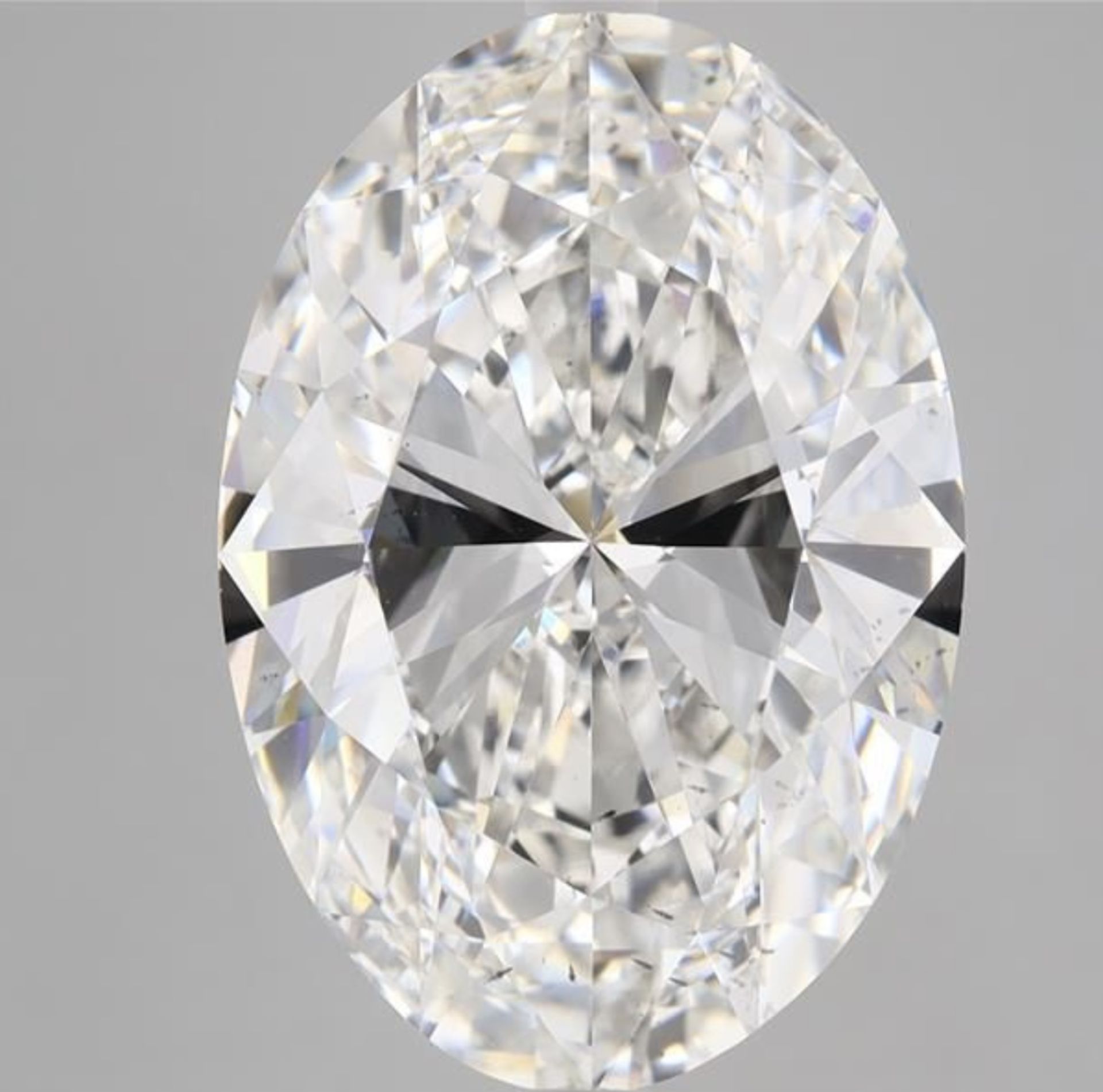 Oval Cut 10.20 Carat Diamond F Colour SI1 Clarity EX EX - IGI - Image 6 of 8