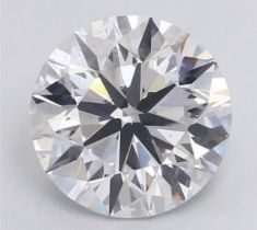 Round Brilliant Cut Diamond F Colour VS1 Clarity 8.03 Carat ID EX EX - IGI