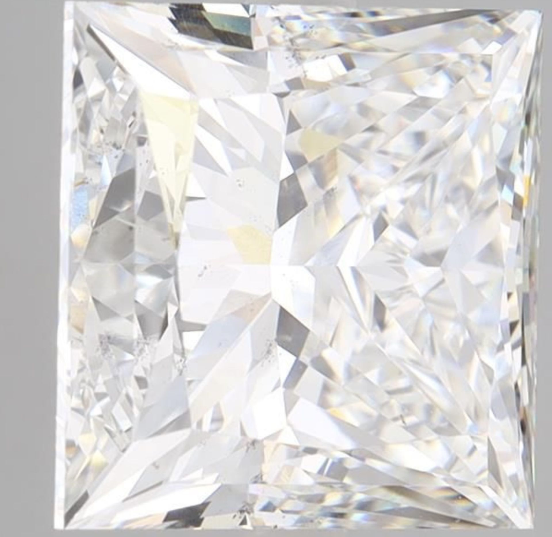 Princess Cut Diamond F Colour VS2 Clarity 8.01 Carat EX EX IGI - Bild 7 aus 9