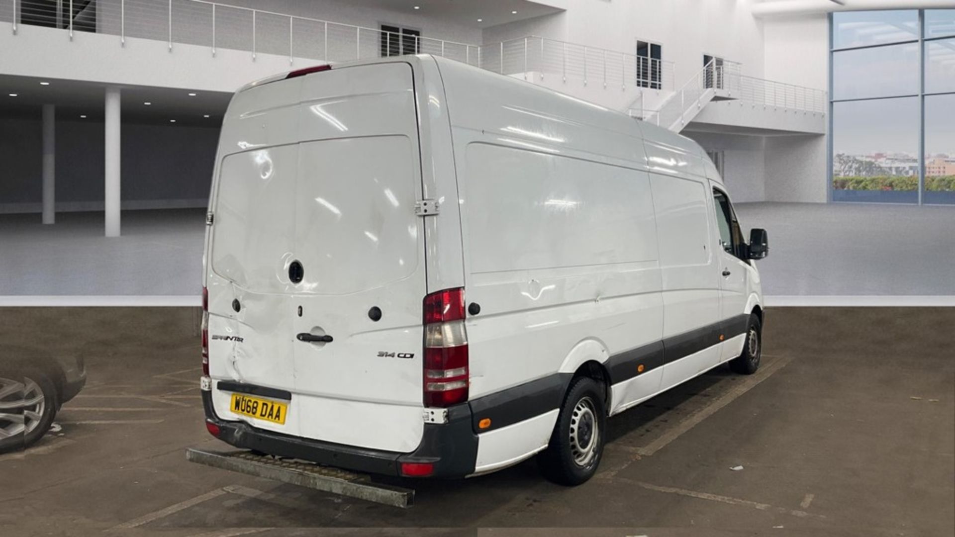 Mercedes-Benz Sprinter 314 2.1 CDI 3.5T L3H3-2018 '68 Reg'-ULEZ Compliant -Bluetooth Audio -No Vat - Image 6 of 9