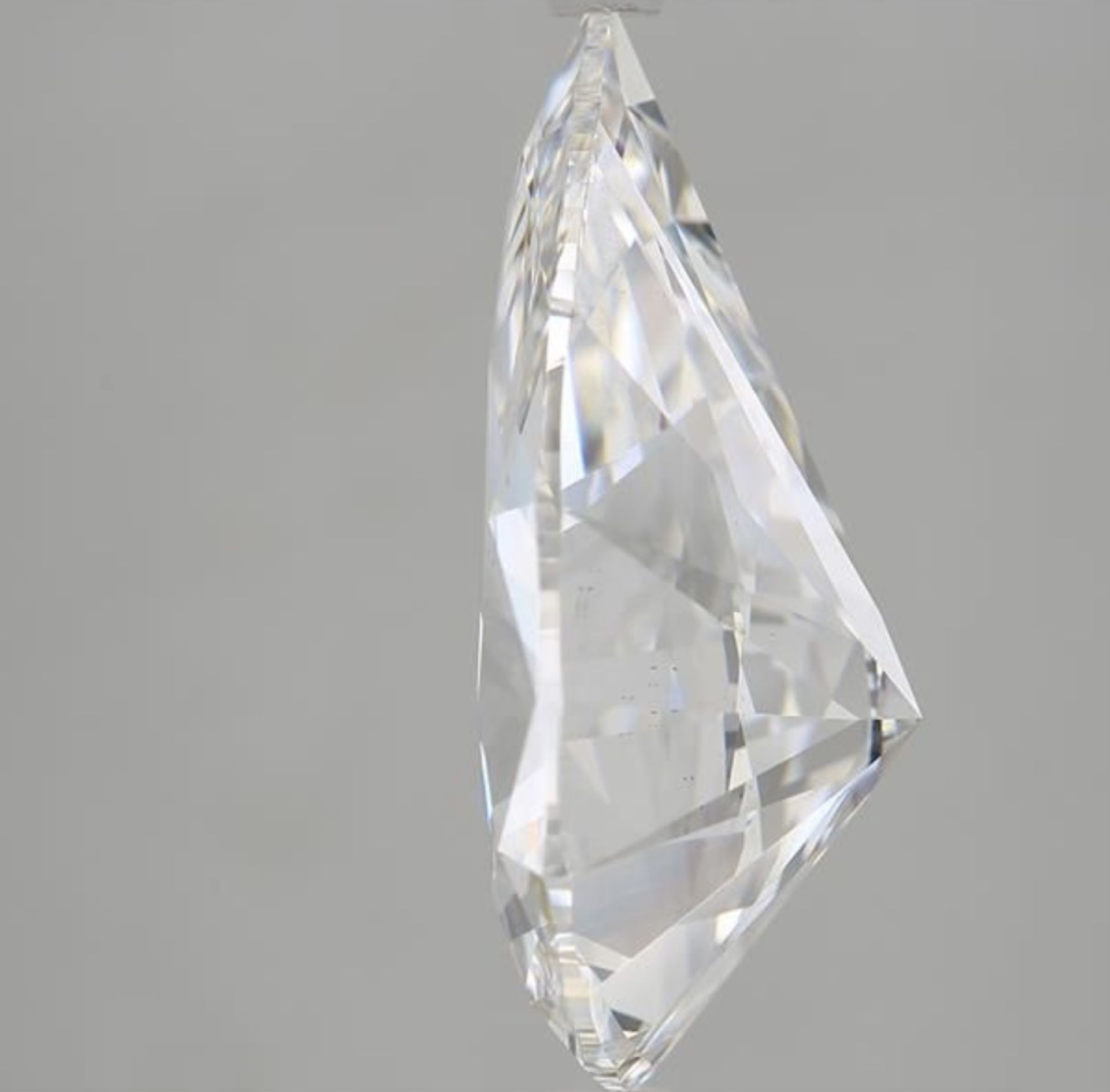 Pear Cut 8.04 Carat Diamond F Colour VS2 Clarity EX EX - IGI - Bild 7 aus 9