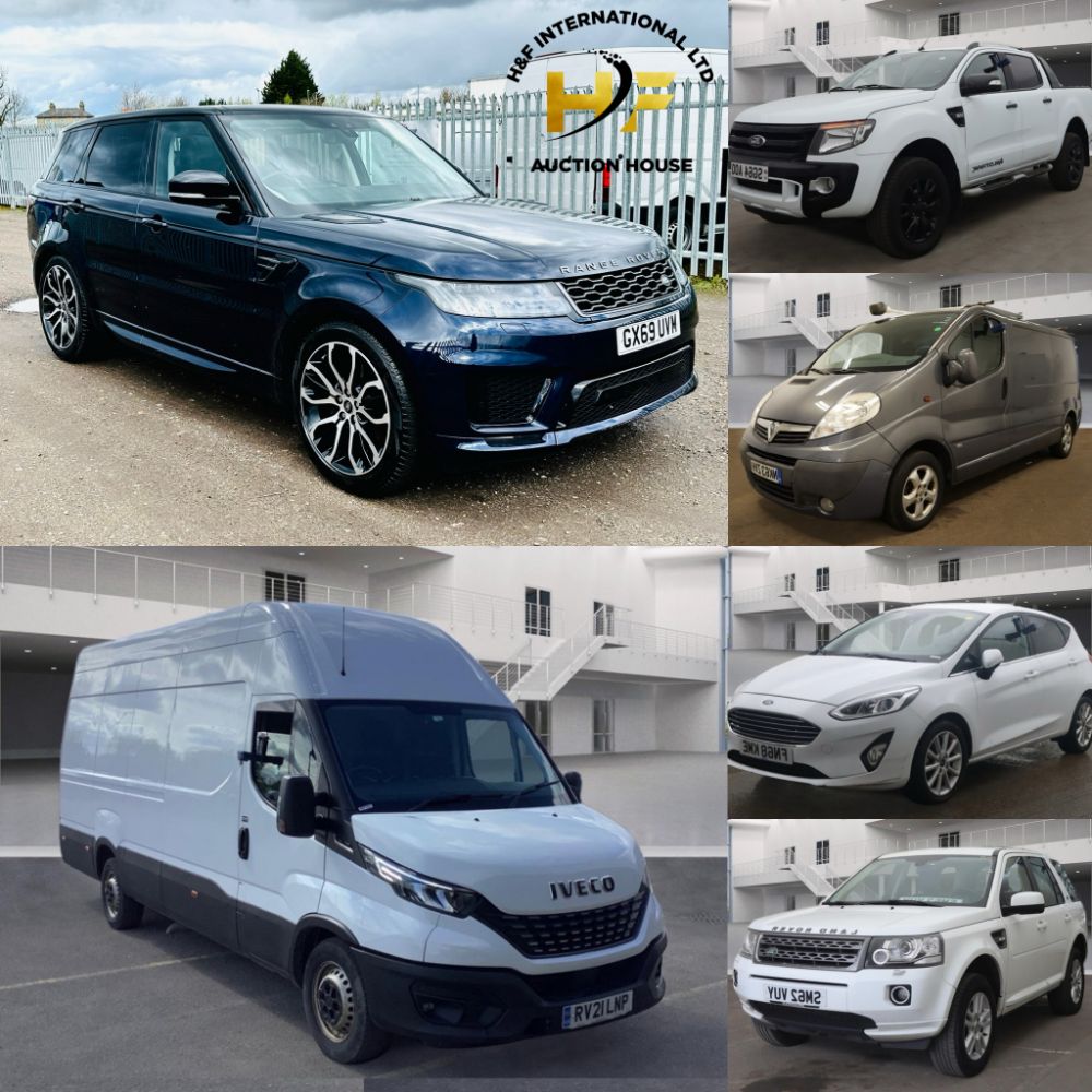 ** Commercial Vehicle & Car Event ** Range Rover Sport HSE Dynamic 2020 - Iveco Daily 35S14 L3 H3 Automatic 2021 - Over 25+ Lots **