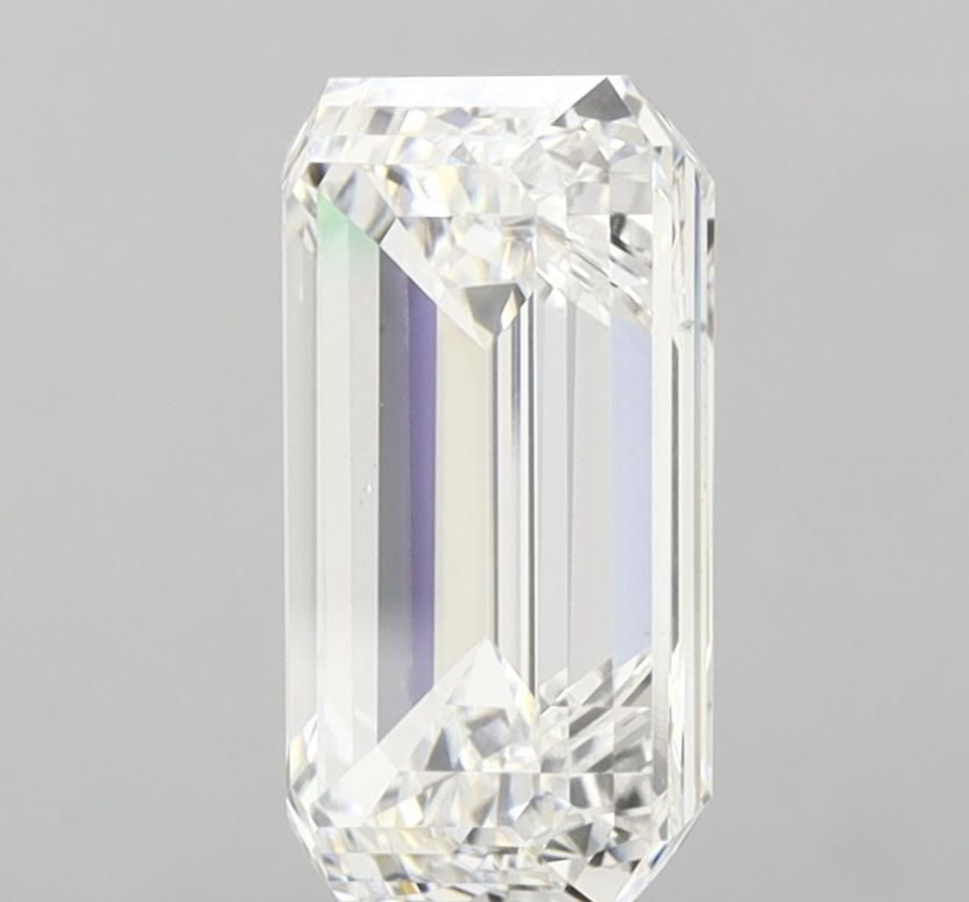 Emerald Cut Diamond F Colour VS2 Clarity 10.03 Carat EX EX - IGI - Bild 6 aus 8