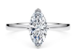 Marquise Cut Diamond Platinum Ring 2.00 Carat D Colour VS2 Clarity EX EX - IGI
