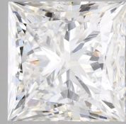 Princess Cut Diamond F Colour VS2 Clarity 8.01 Carat EX EX IGI