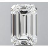 Emerald Cut Diamond E Colour VS1 Clarity 10.03 Carat EX EX - IGI