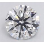 Round Brilliant Cut Diamond F Colour VS1 Clarity 8.03 Carat ID EX EX - IGI