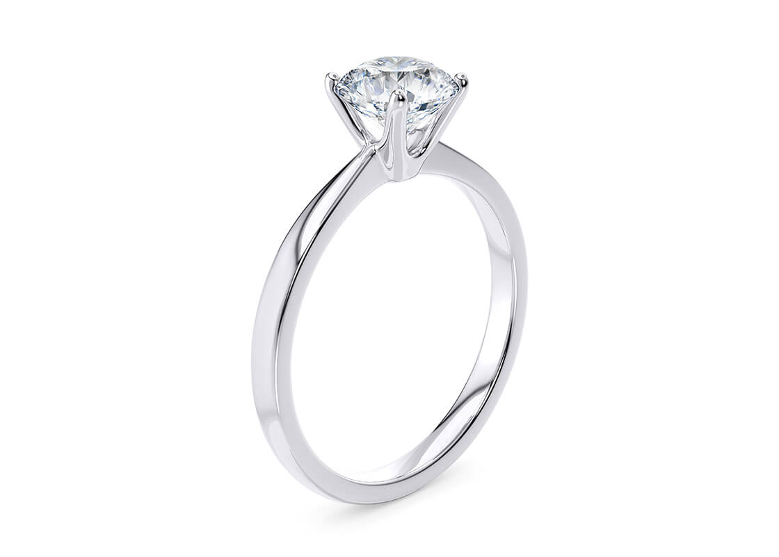 Princess Cut Diamond Platinum Ring 5.00 Carat G Colour VS2 Clarity EX EX - IGI - Image 3 of 4