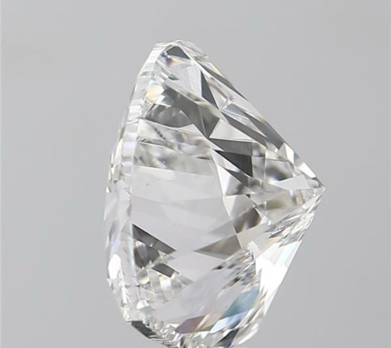 Heart cut 8.02 Carat Diamond F Colour VS1 Clarity EX EX - IGI - Image 3 of 6