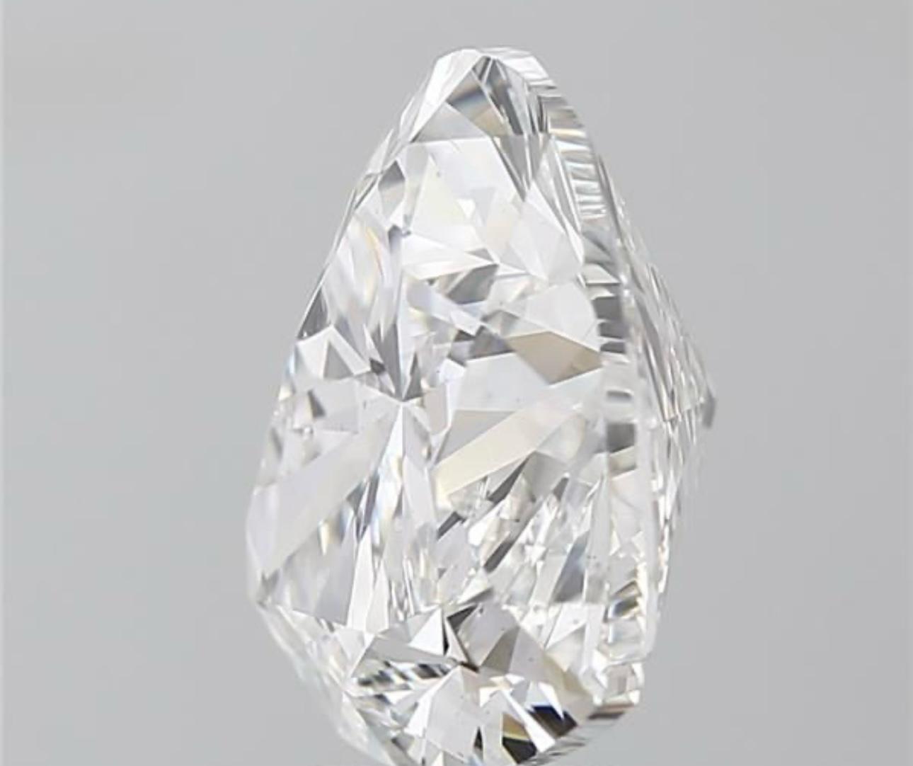 Heart cut 8.02 Carat Diamond F Colour VS1 Clarity EX EX - IGI - Image 2 of 6