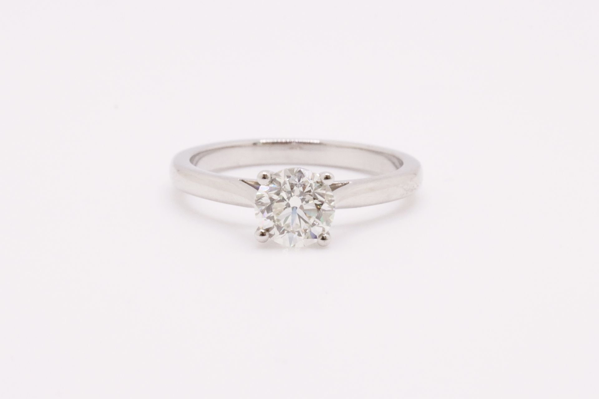 Round Brilliant Cut Natural Diamond Ring 1.00 Carat I Colour VS2 Clarity EX VG - IGI - Image 3 of 10