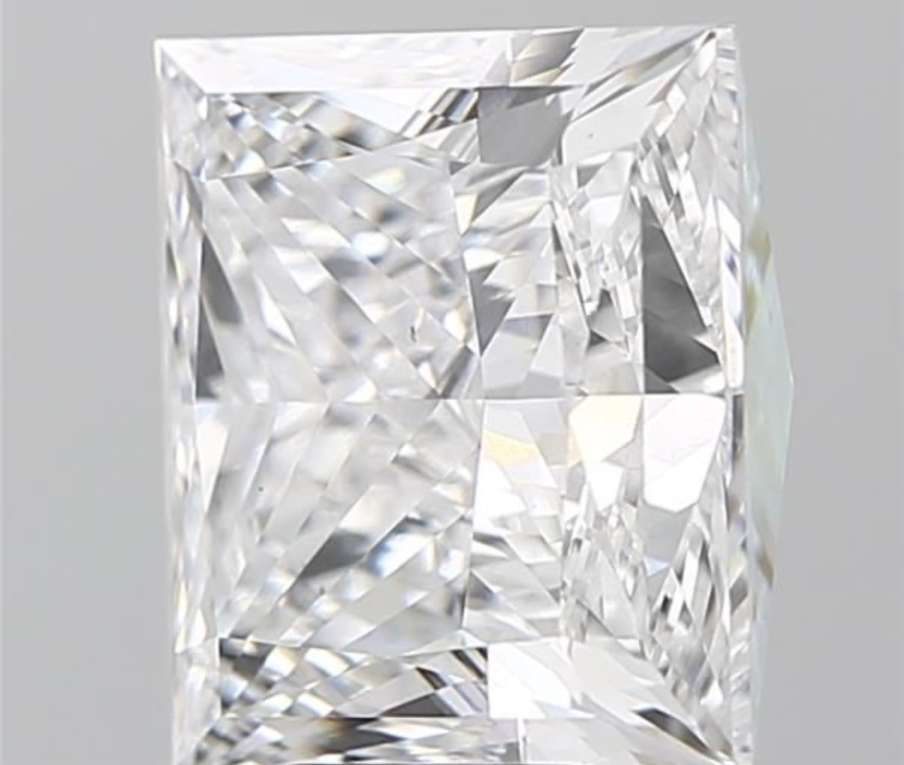 Princess Cut Diamond F Colour VS1 Clarity 7.02 Carat EX EX IGI - Image 5 of 7