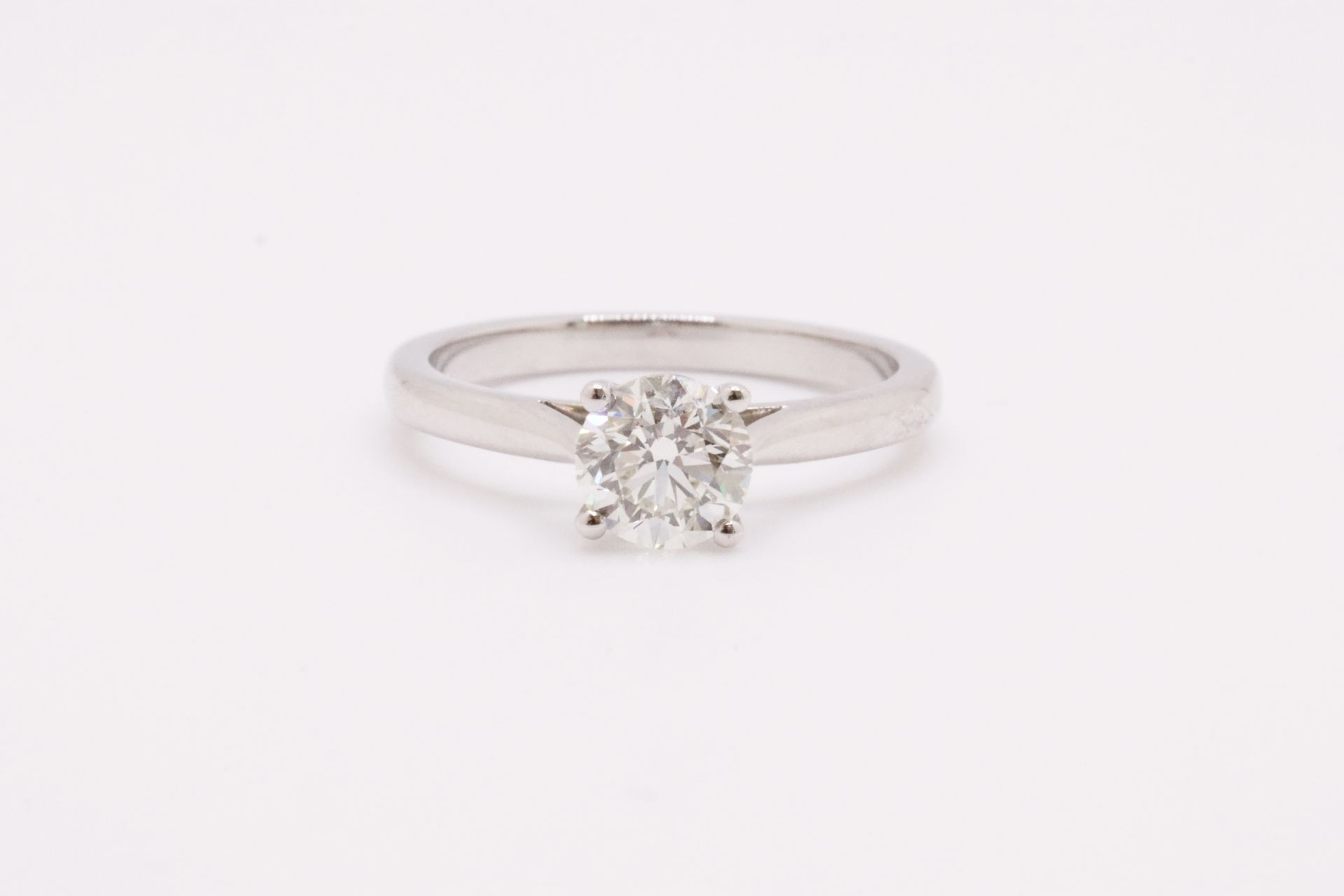 Round Brilliant Cut Natural Diamond Ring 1.00 Carat I Colour VS2 Clarity EX VG - IGI - Image 4 of 10