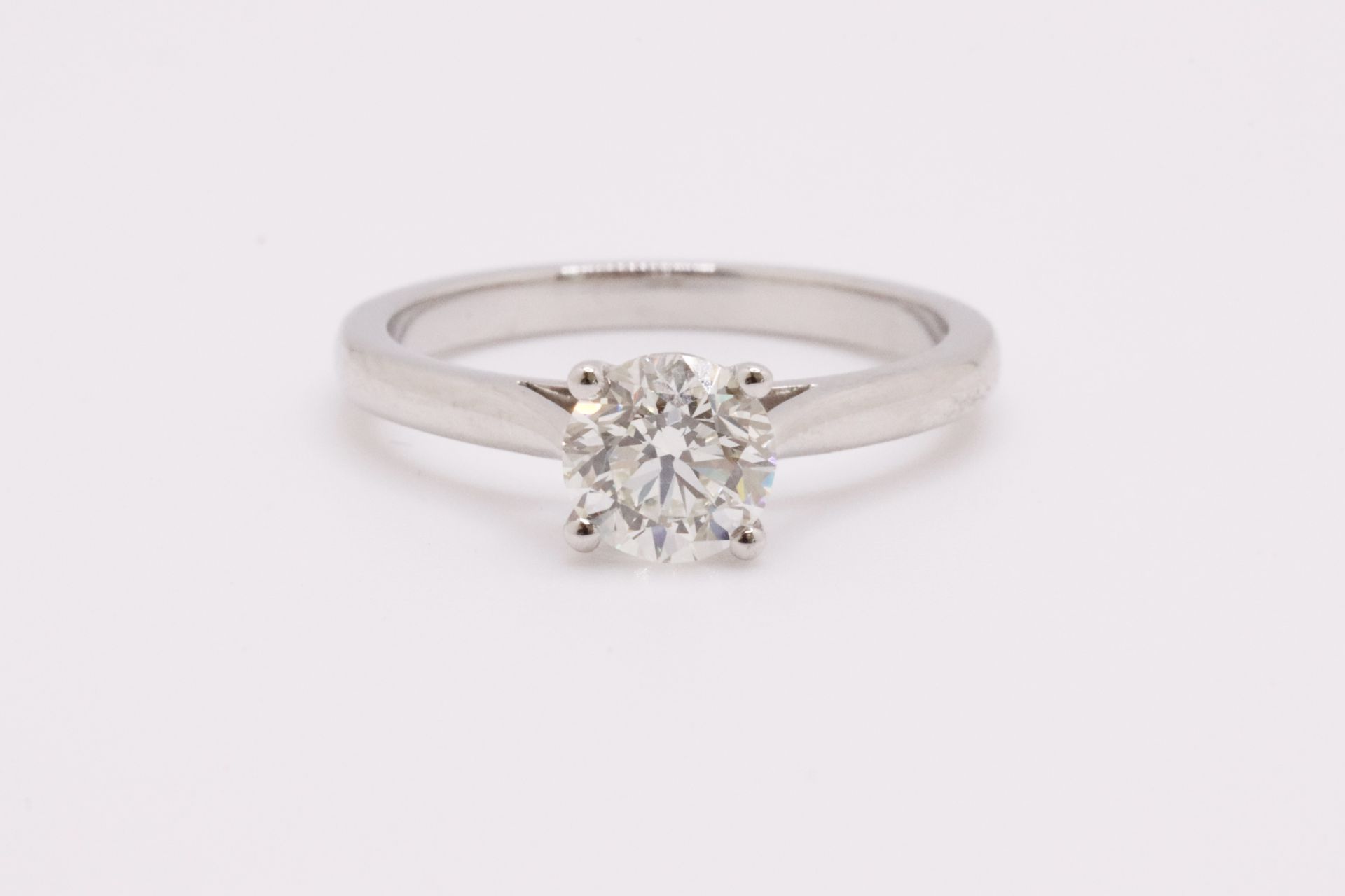 Round Brilliant Cut Natural Diamond Ring 1.00 Carat I Colour VS2 Clarity EX VG - IGI - Image 9 of 10