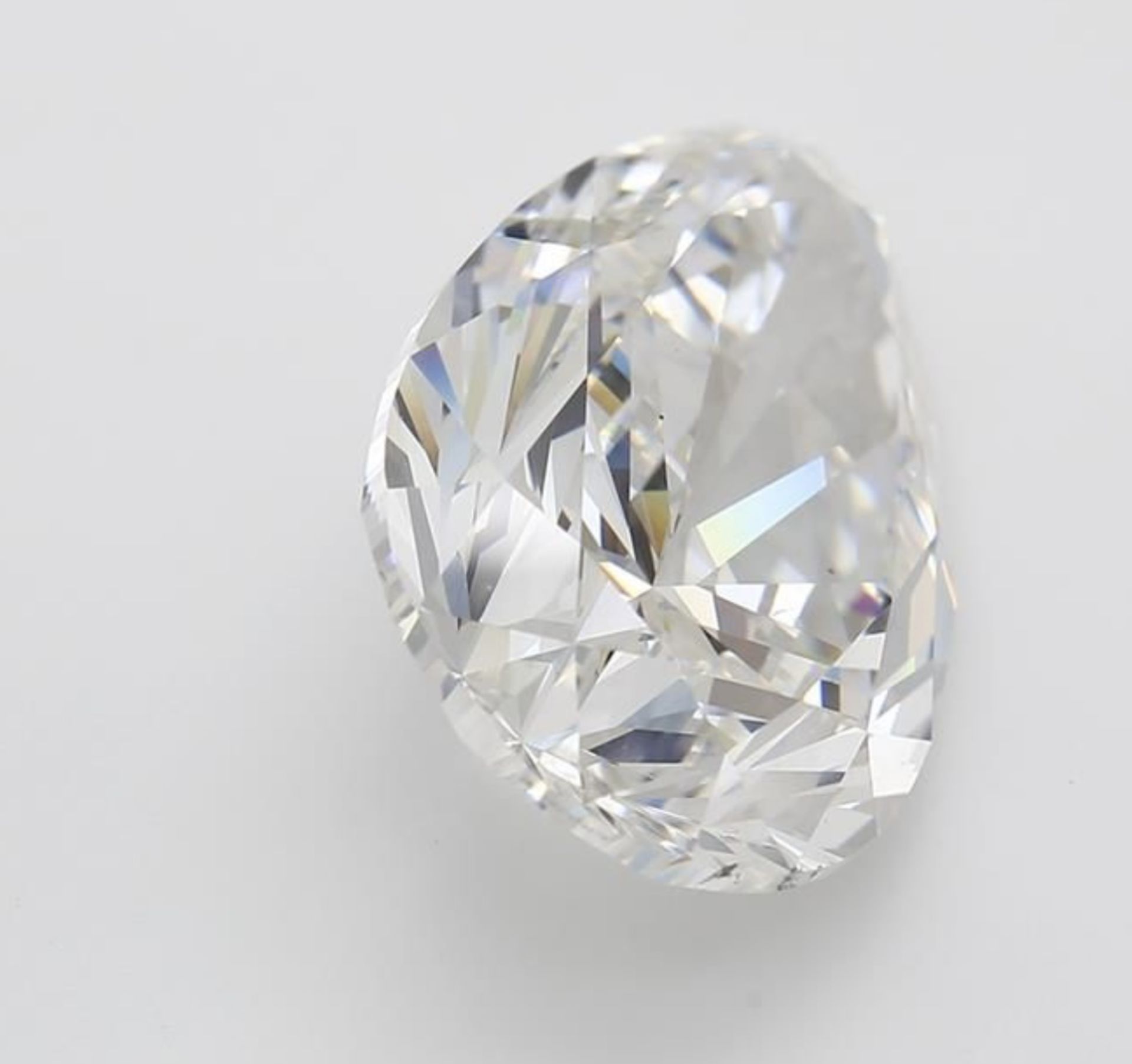 Pear Cut 10.02 Carat Diamond F Colour SI1 Clarity EX EX - IGI - Bild 4 aus 8