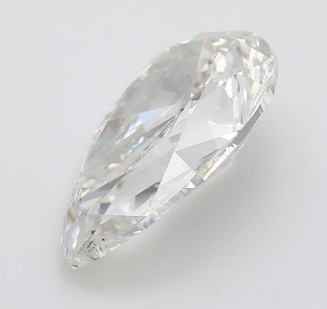 Pear Cut 10.02 Carat Diamond F Colour SI1 Clarity EX EX - IGI - Image 2 of 8