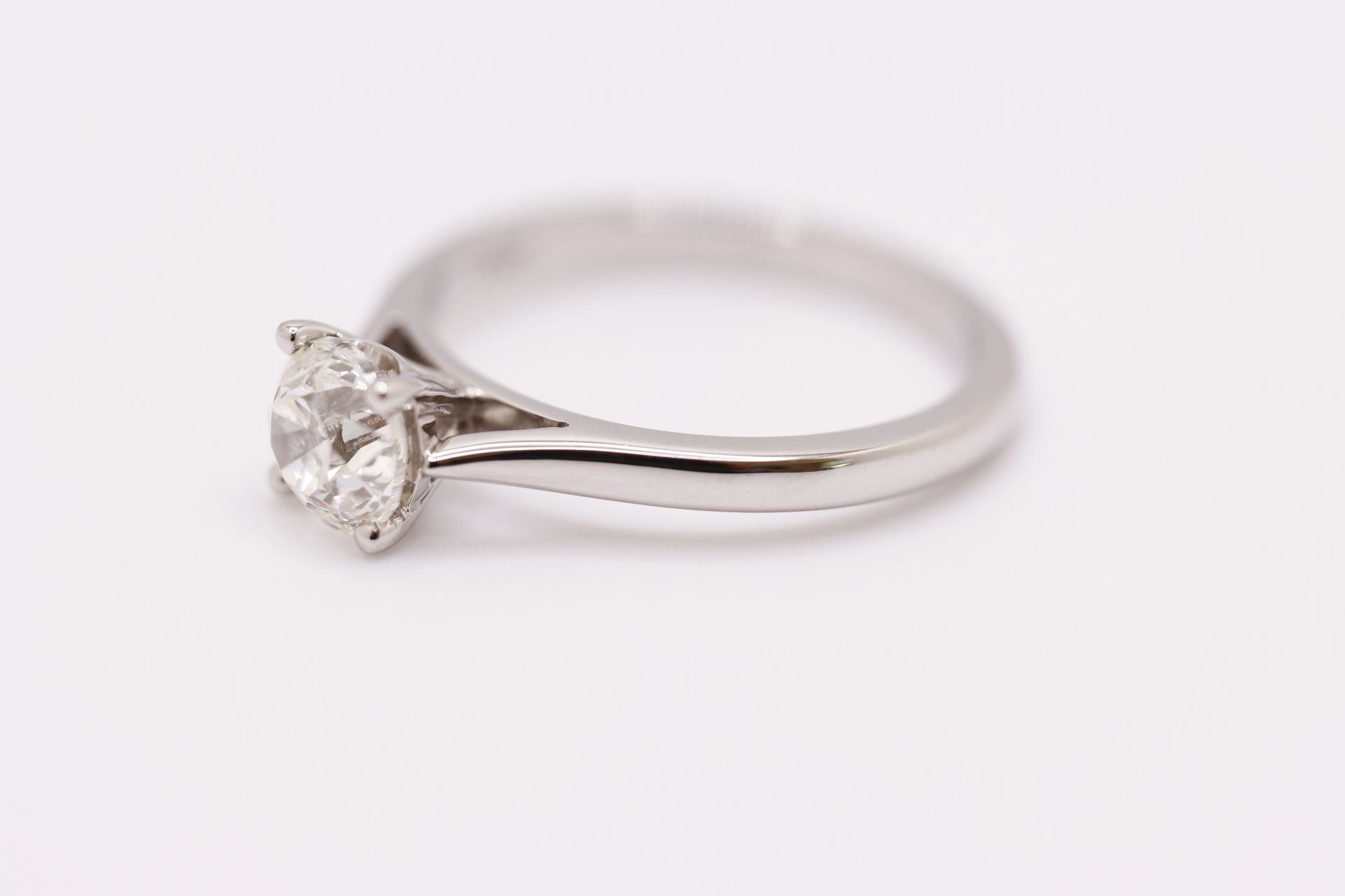 Round Brilliant Cut Natural Diamond Ring 1.00 Carat H Colour VS2 Clarity EX GD - IGI - Bild 7 aus 10