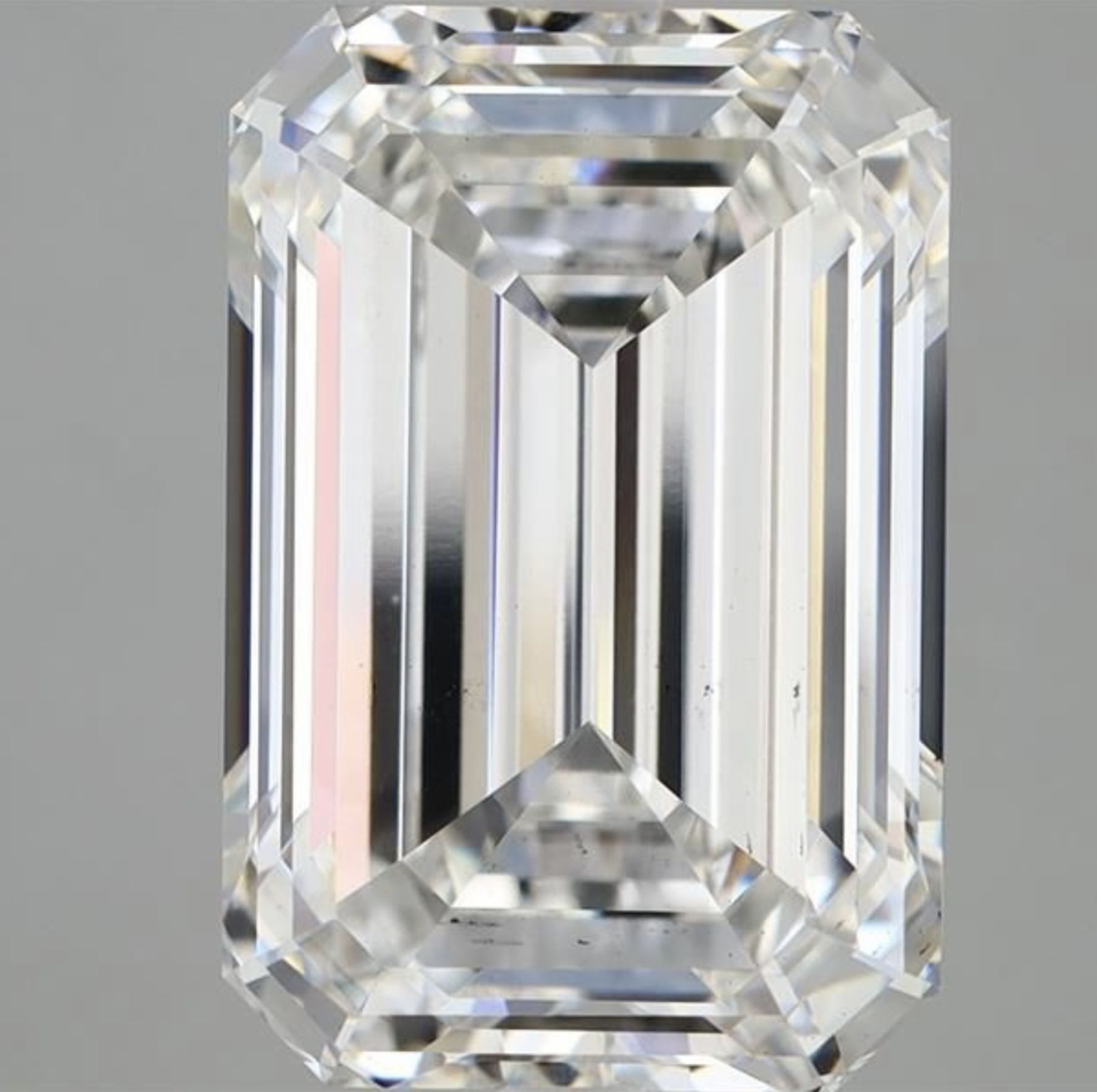 Emerald Cut Diamond F Colour SI1 Clarity 11.04 Carat EX EX - IGI