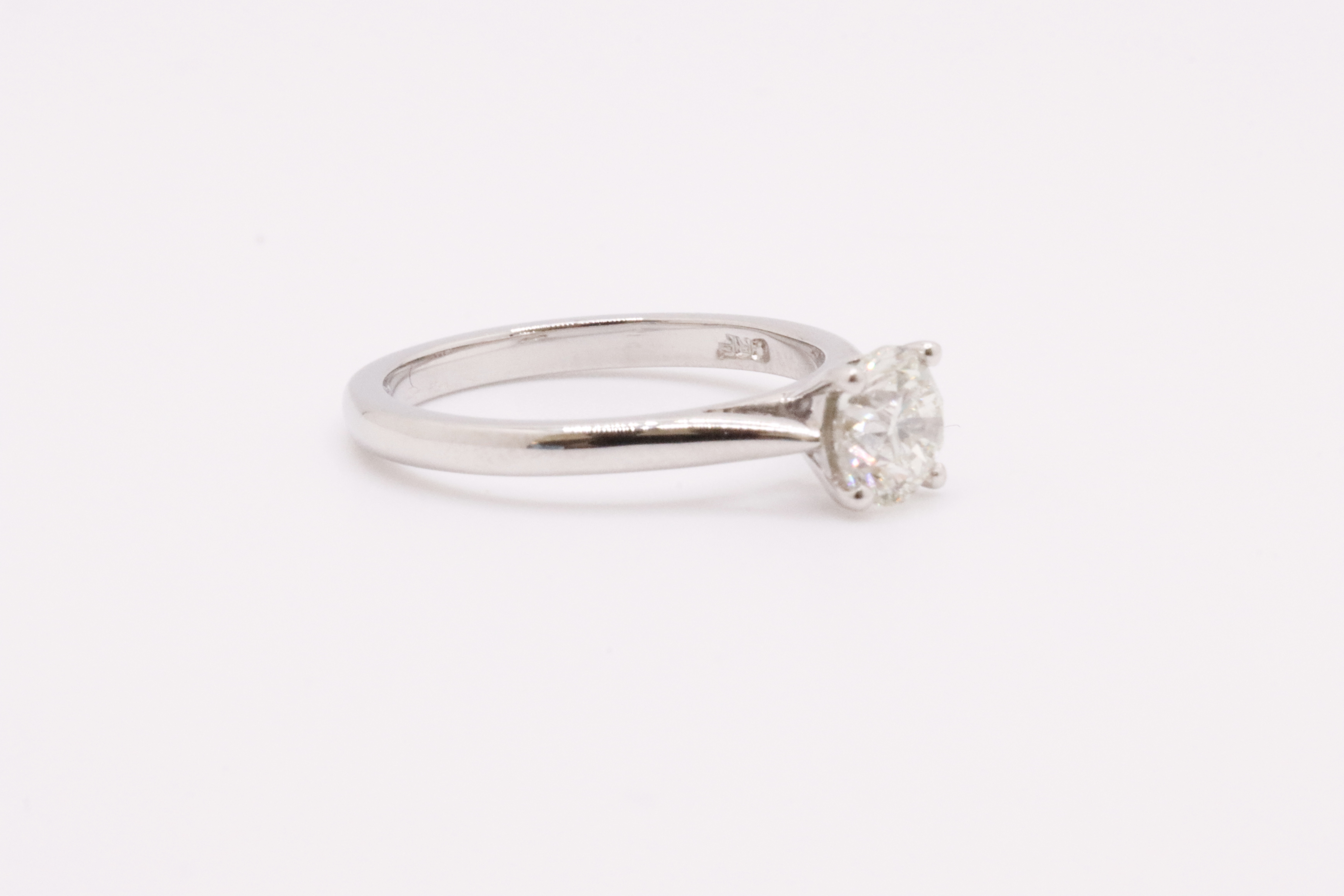 Round Brilliant Cut Natural Diamond Ring 1.00 Carat I Colour VS2 Clarity EX VG - IGI - Image 5 of 10