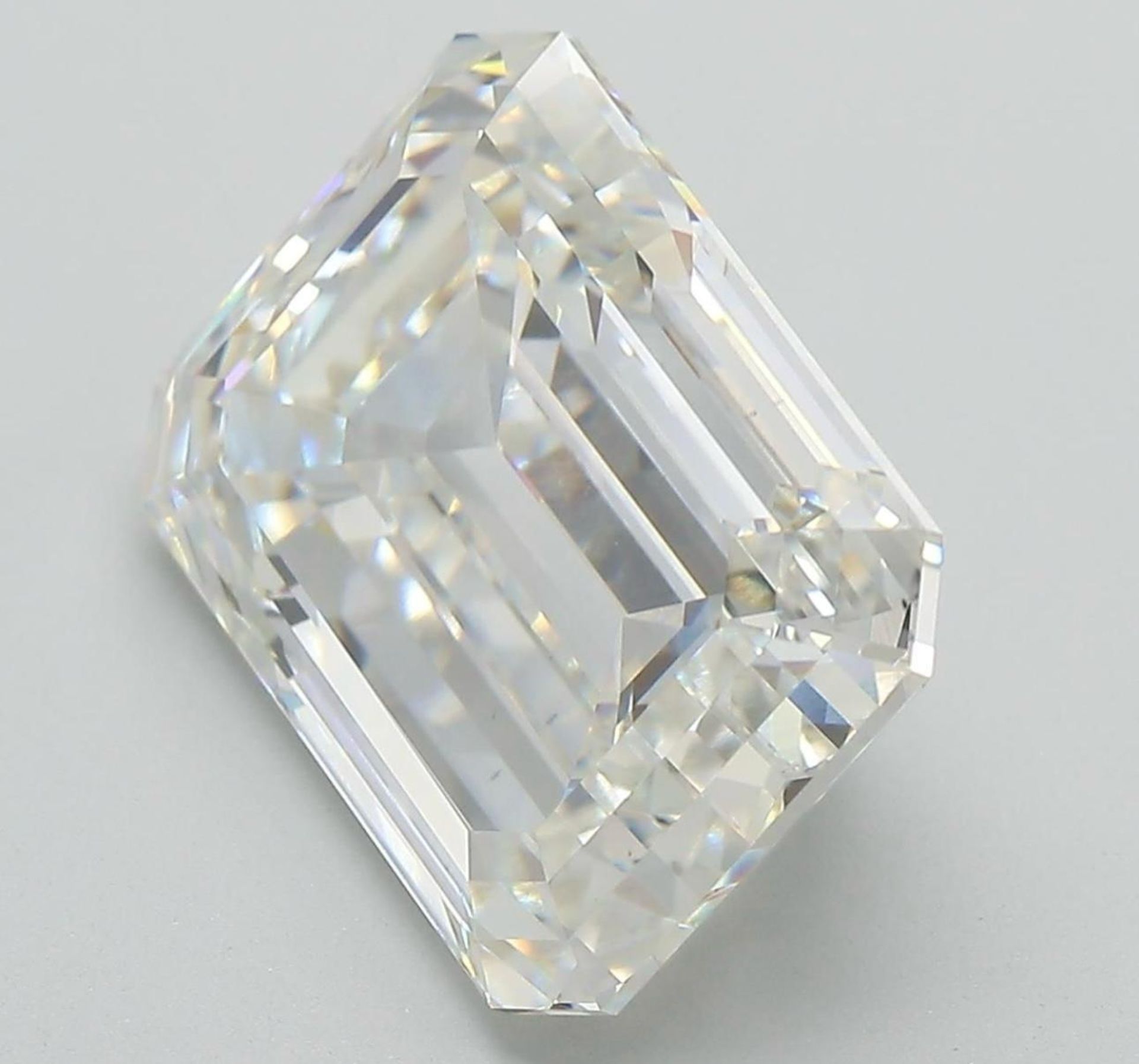 Emerald Cut Diamond F Colour VS2 Clarity 10.01 Carat EX EX - IGI - Bild 7 aus 10