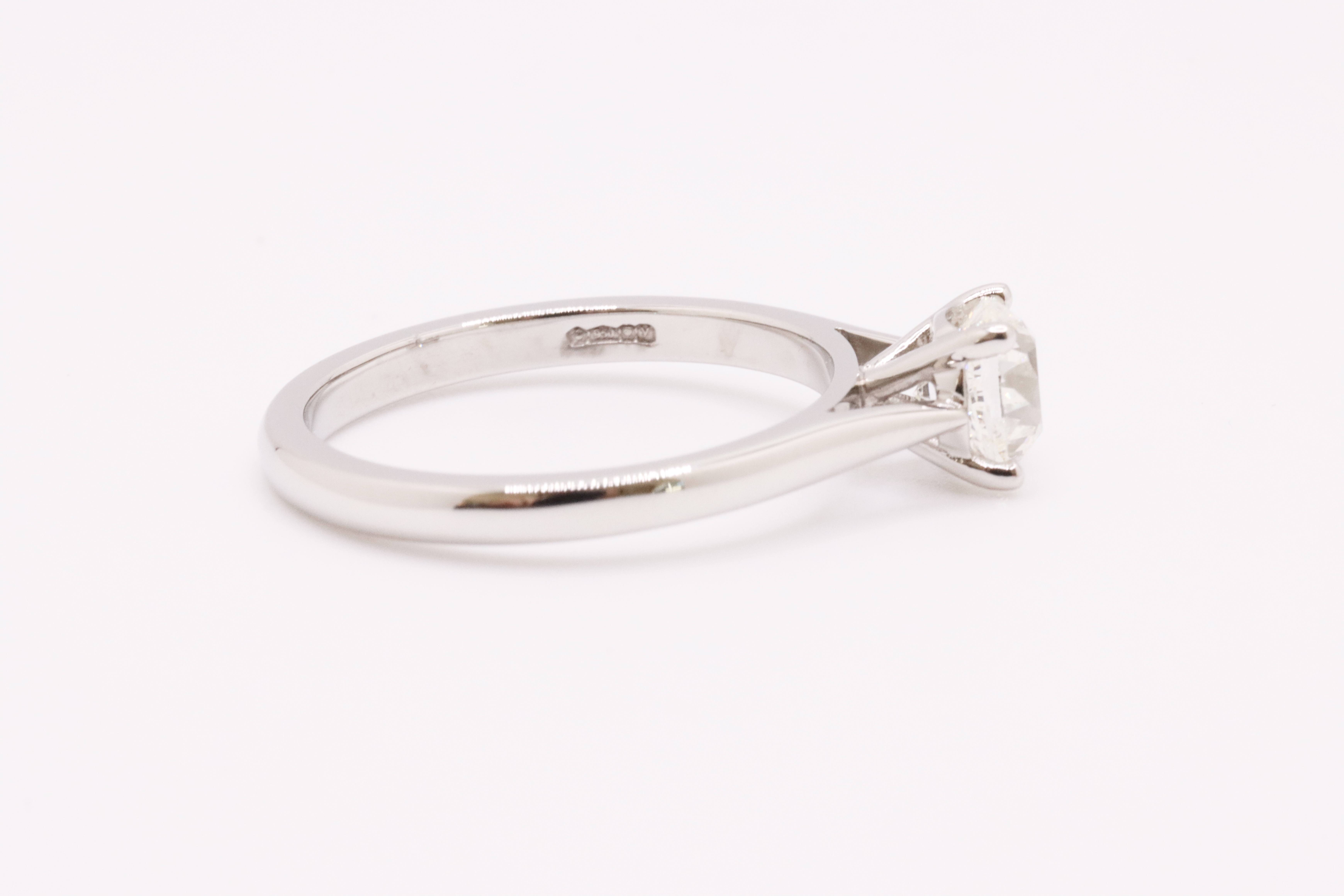 Round Brilliant Cut Natural Diamond Ring 1.00 Carat H Colour VS2 Clarity EX GD - IGI - Image 5 of 10