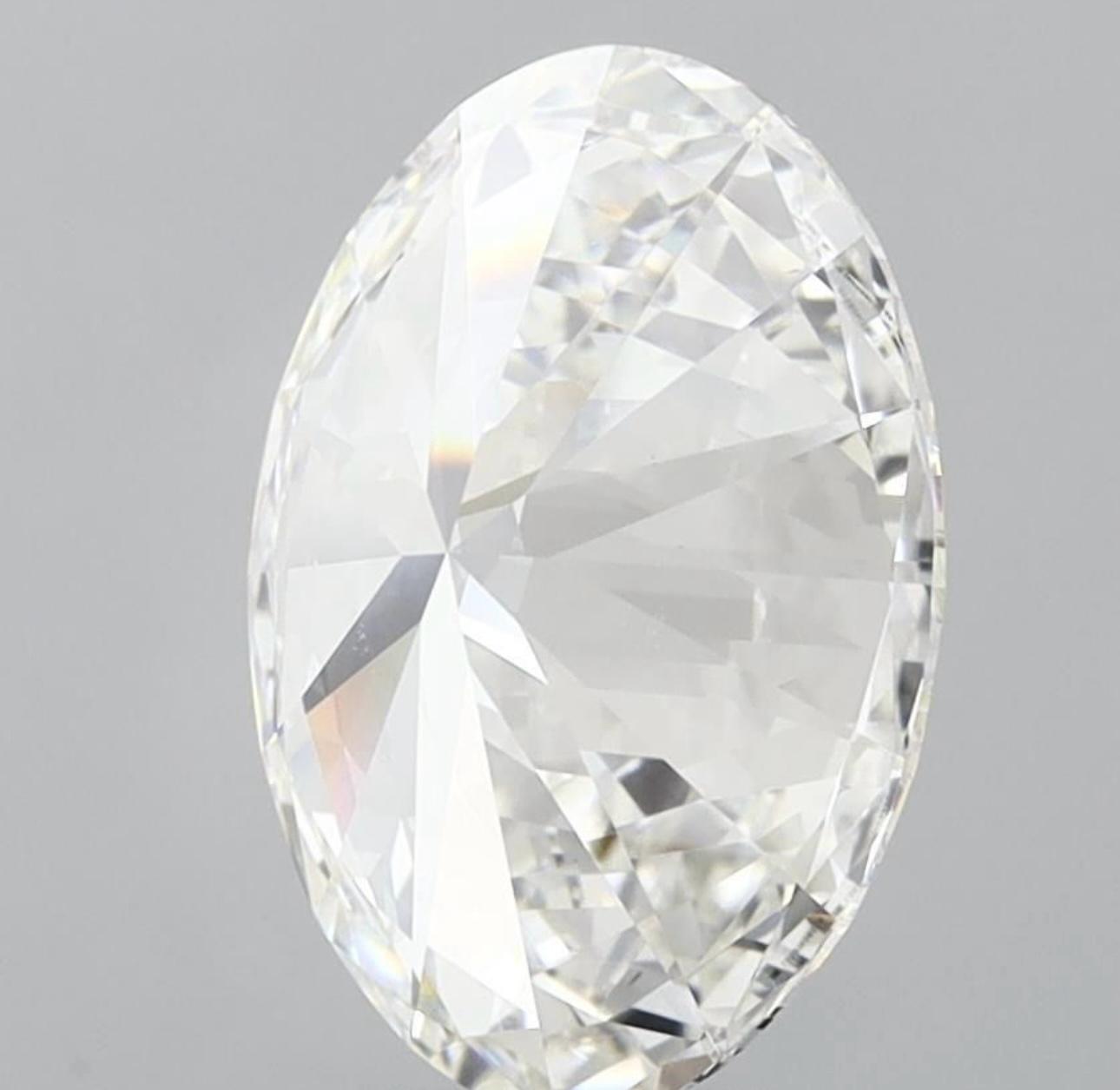 Oval Cut Diamond F Colour VS2 Clarity 8.03 Carat EX EX - IGI - Image 4 of 8