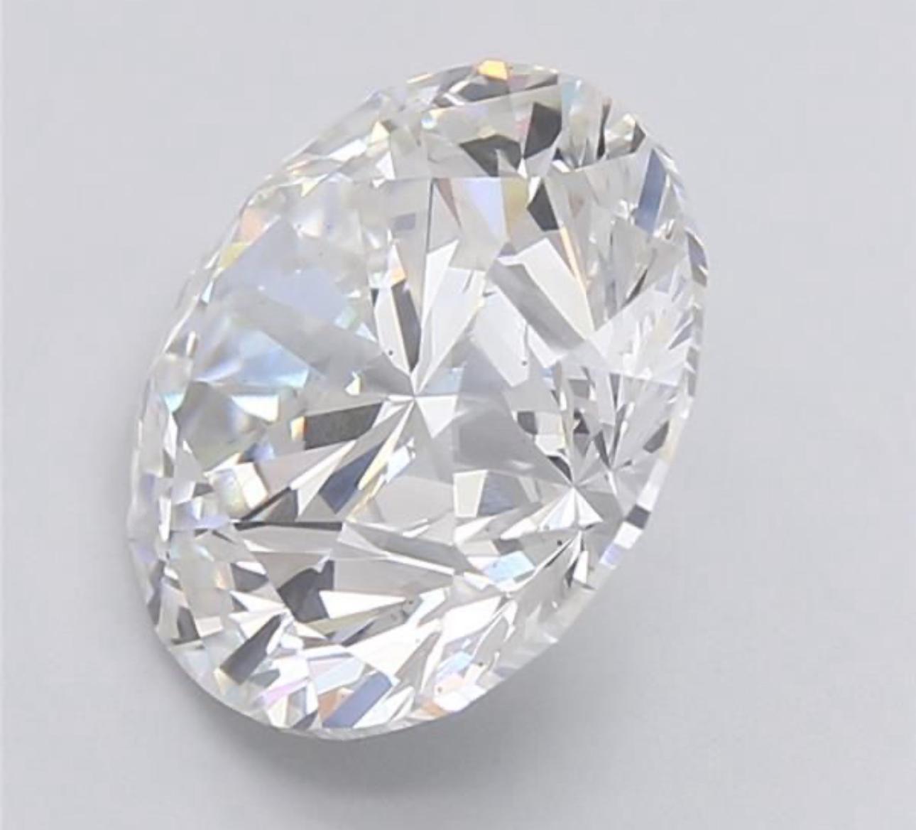 Round Brilliant Cut Diamond F Colour VS1 Clarity 8.03 Carat ID EX EX - IGI - Image 2 of 8