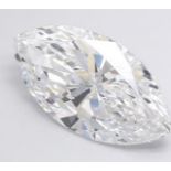 Marquise cut 6.01 Carat Diamond E Colour VS1 Clarity EX EX - IGI