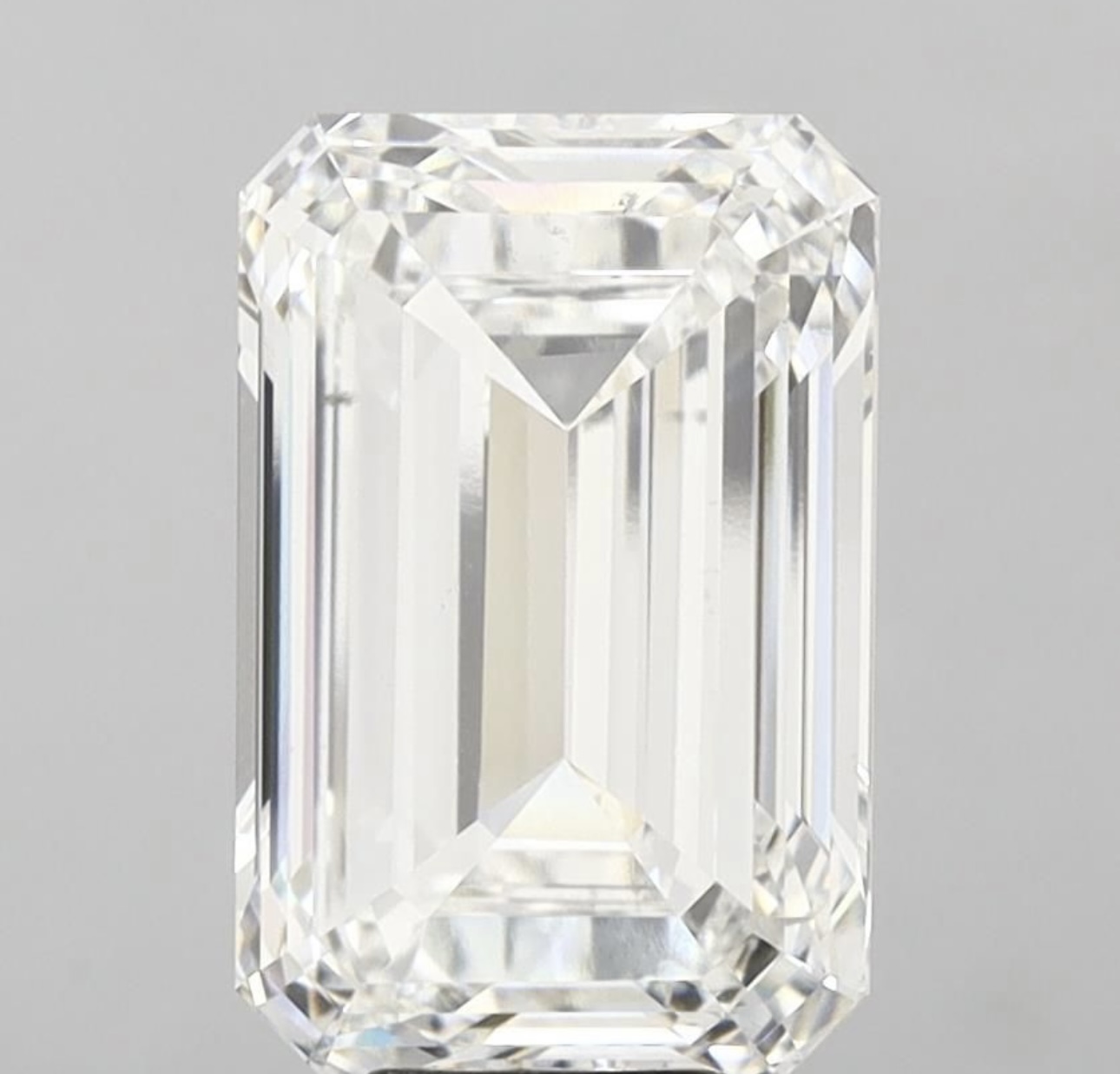 Emerald Cut Diamond F Colour VS2 Clarity 10.03 Carat EX EX - IGI