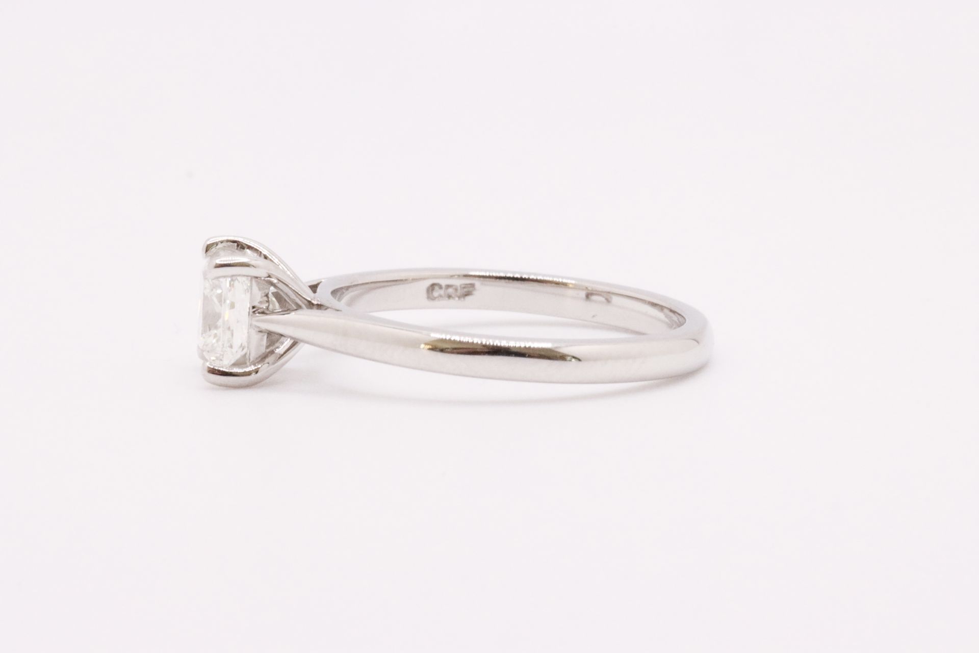 Princess Cut Natural Diamond Ring 1.00 Carat H Colour VS2 Clarity EX EX - IGI - Bild 6 aus 8
