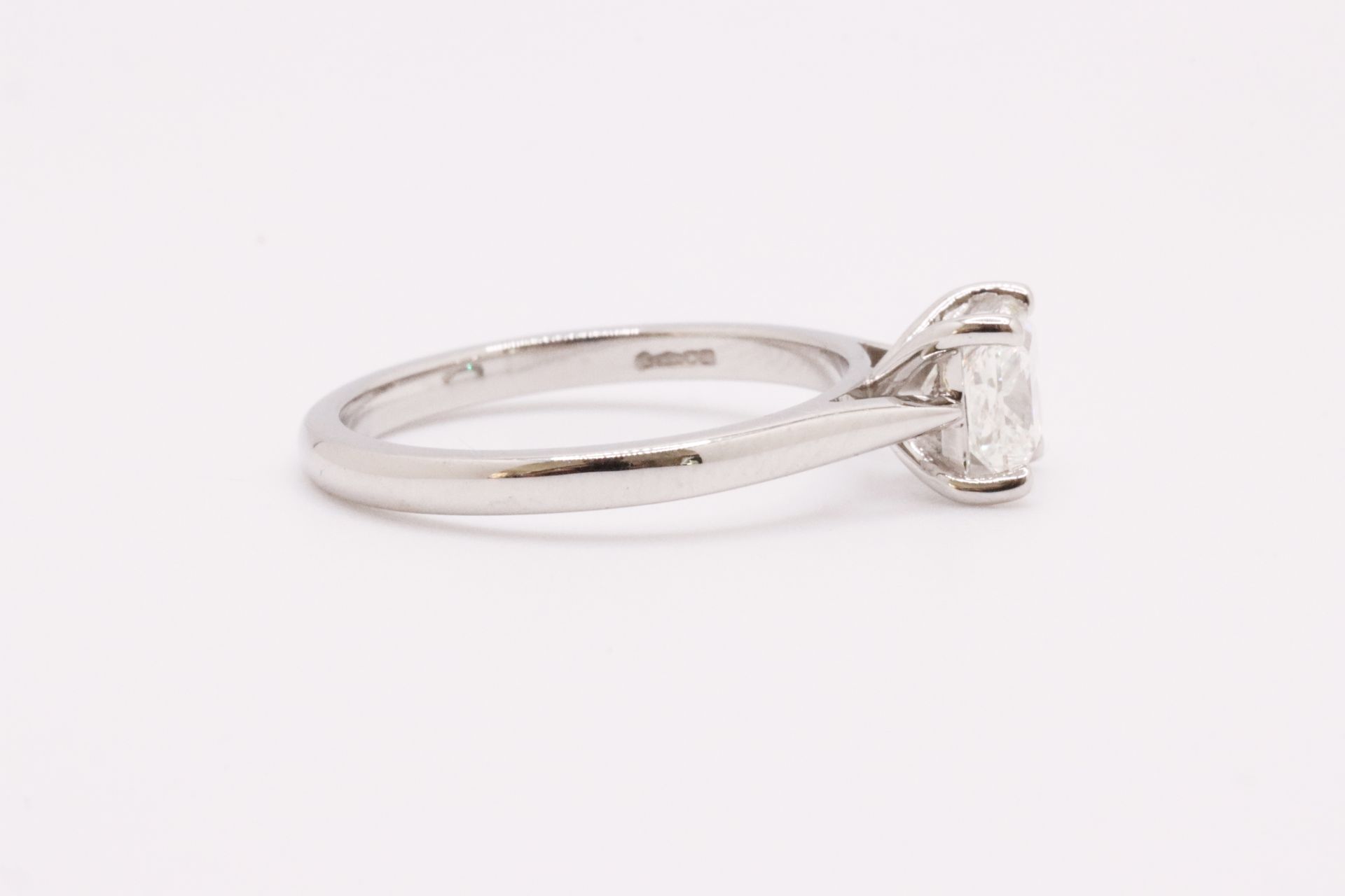 Princess Cut Natural Diamond Ring 1.00 Carat H Colour VS2 Clarity EX EX - IGI - Bild 3 aus 8