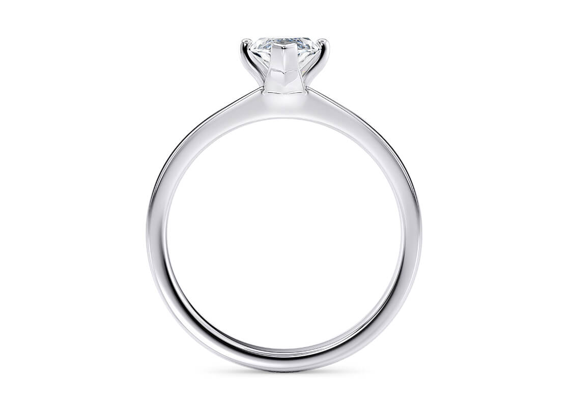 Marquise Cut Diamond Platinum Ring 2.00 Carat D Colour VS2 Clarity EX EX - IGI - Image 3 of 4