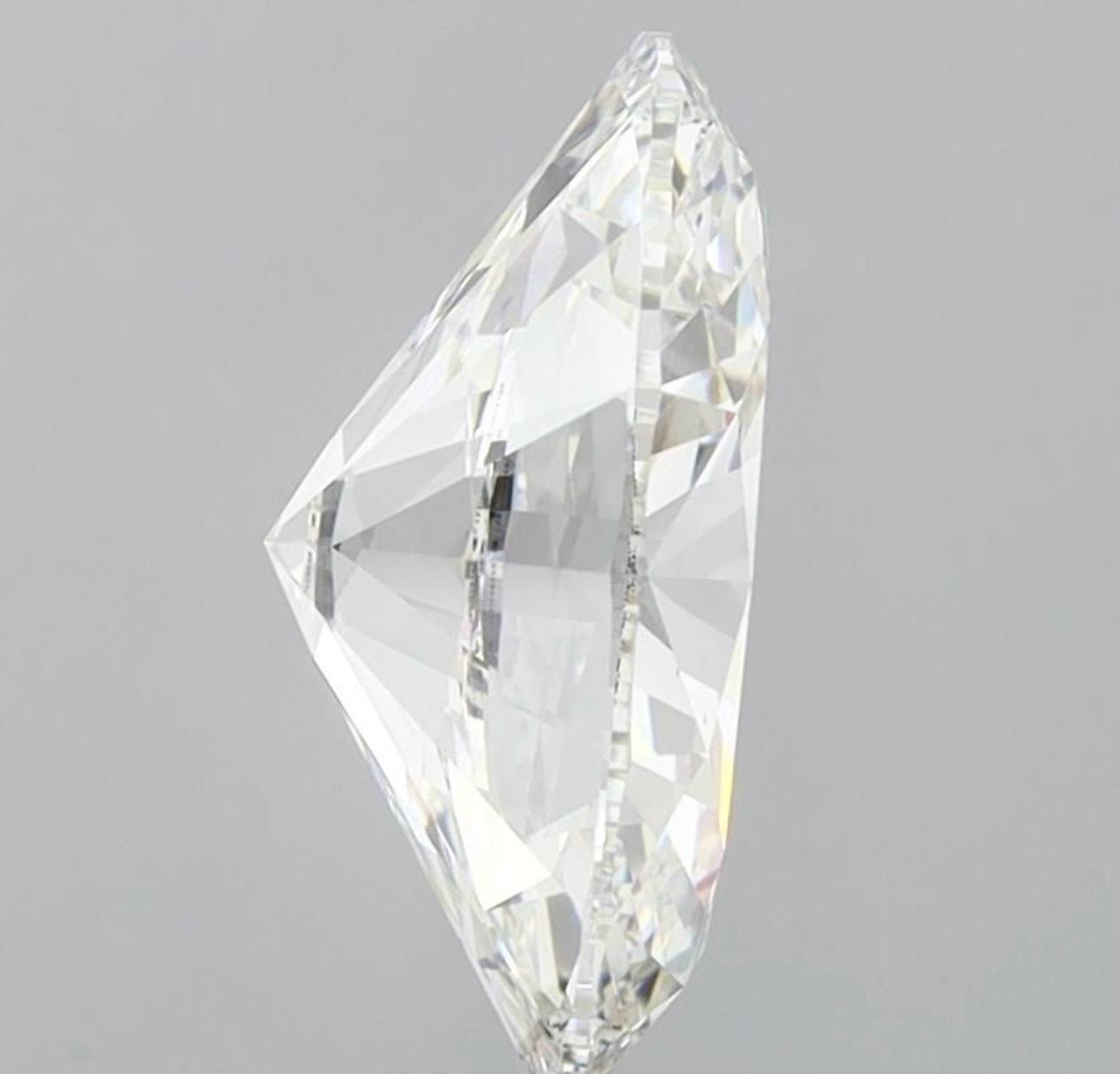 Oval Cut Diamond F Colour VS2 Clarity 8.03 Carat EX EX - IGI - Image 3 of 8