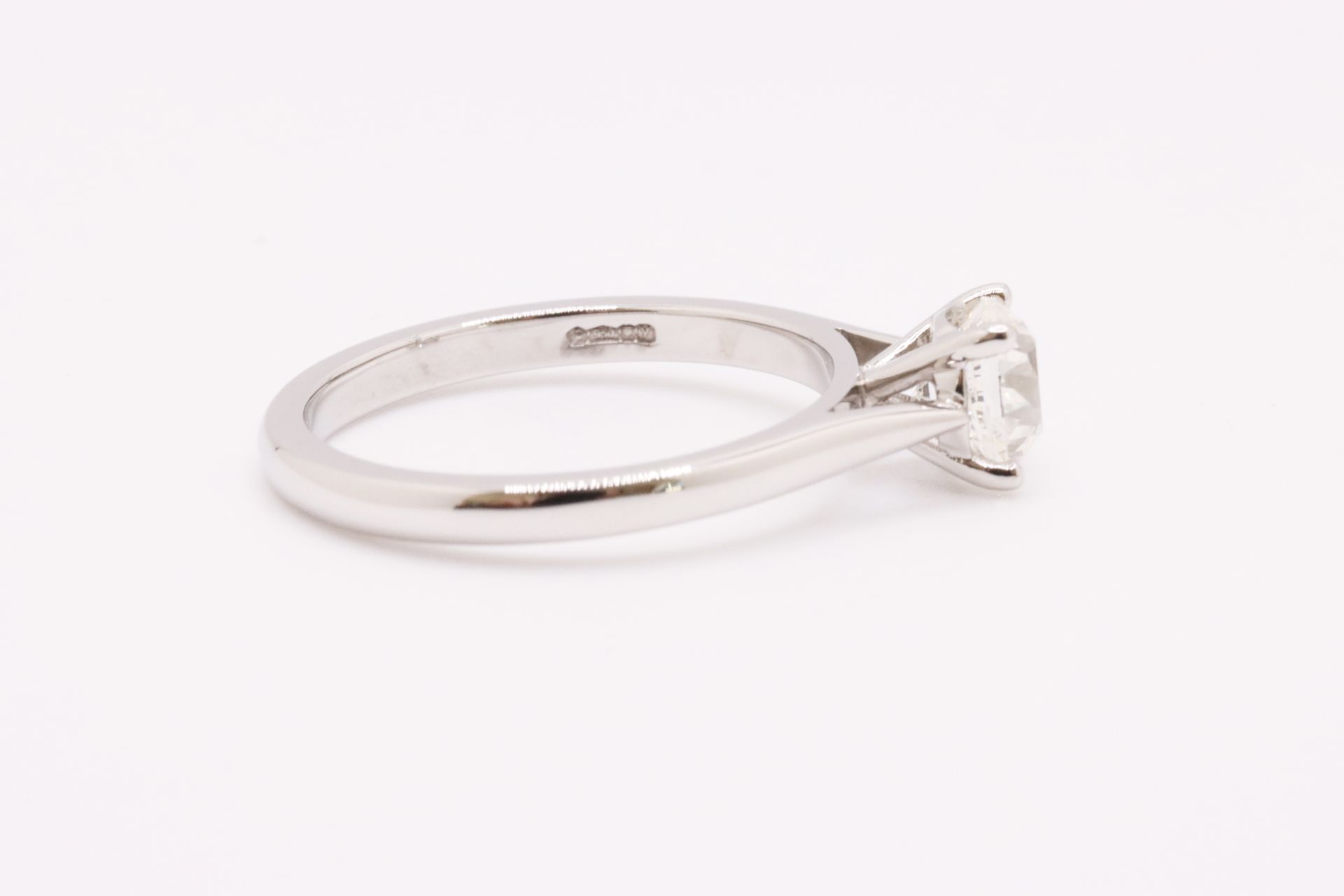 Round Brilliant Cut Natural Diamond Ring 1.00 Carat H Colour VS2 Clarity EX GD - IGI - Image 4 of 5