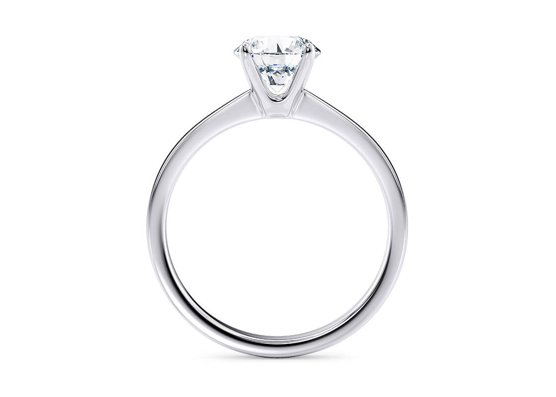 Round Brilliant Cut Diamond Platinum Ring 2.00 Carat D Colour VS1 Clarity IDEAL EX EX - Image 2 of 4