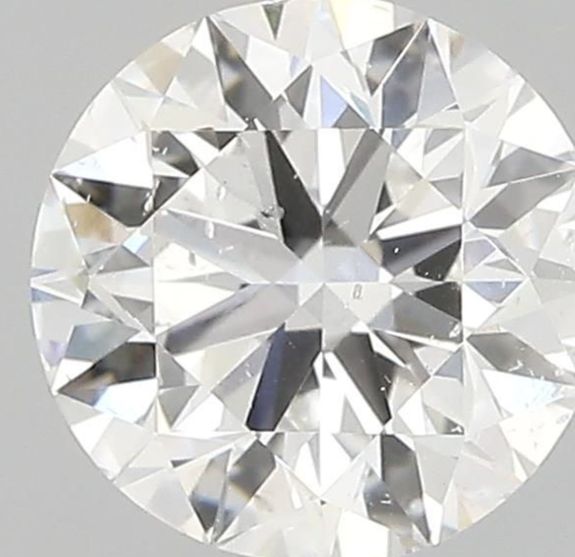 Round Brilliant Cut 1.00 Natural Diamond F Colour SI2 Clarity EX EX - GIA - Image 2 of 8
