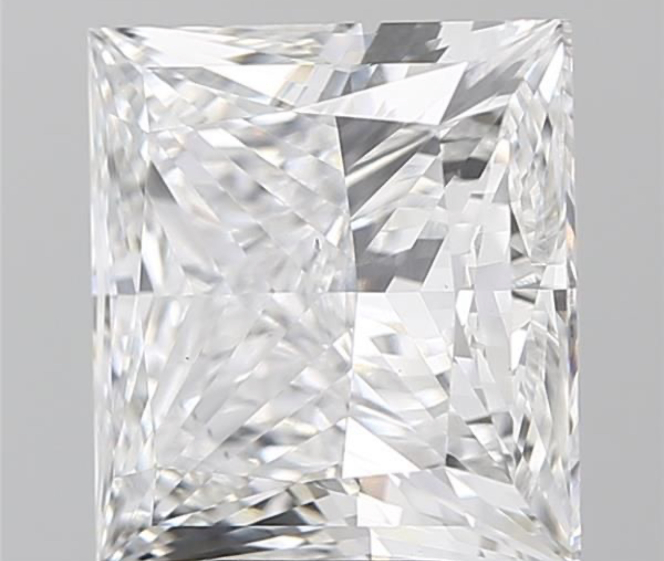 Princess Cut Diamond F Colour VS1 Clarity 7.02 Carat EX EX IGI - Image 2 of 7