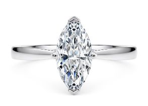 Marquise Cut Diamond Platinum Ring 2.00 Carat D Colour VS2 Clarity EX EX - IGI